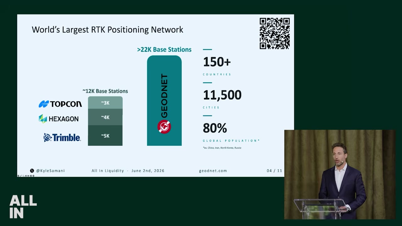 GEODNET World's Largest RTK Positioning Network 슬라이드